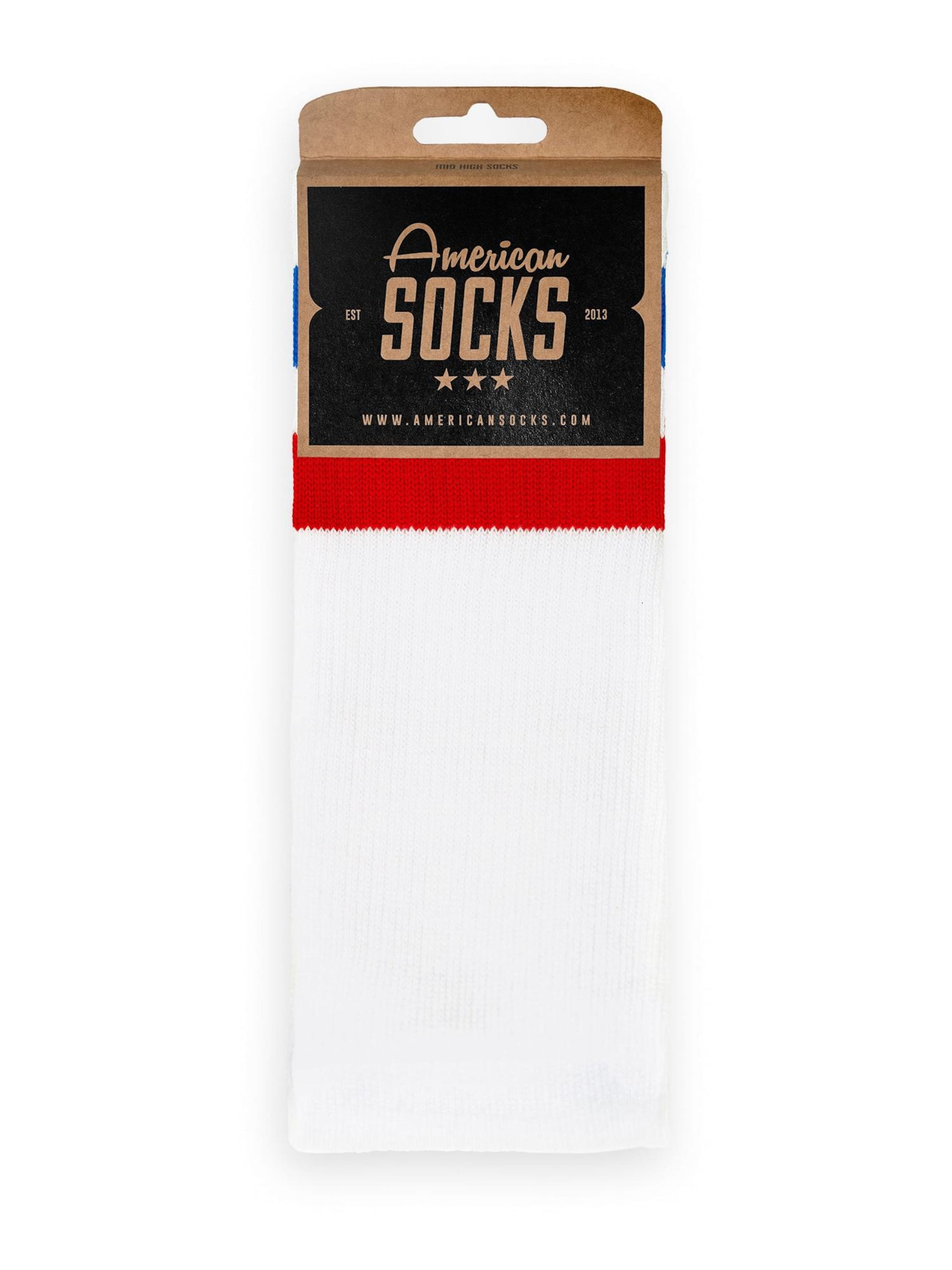 American Socks - Calcetines 'American Pride' en blanco
