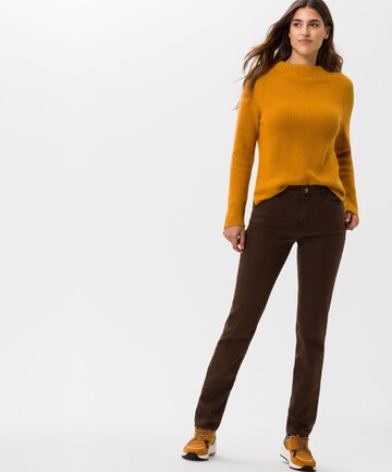 Slimfit Jeans 'Mary' di BRAX in marrone