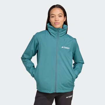 Veste outdoor 'Essentials' ADIDAS TERREX en vert : devant