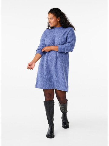 Abito in maglia 'Cacomfy' di Zizzi in blu