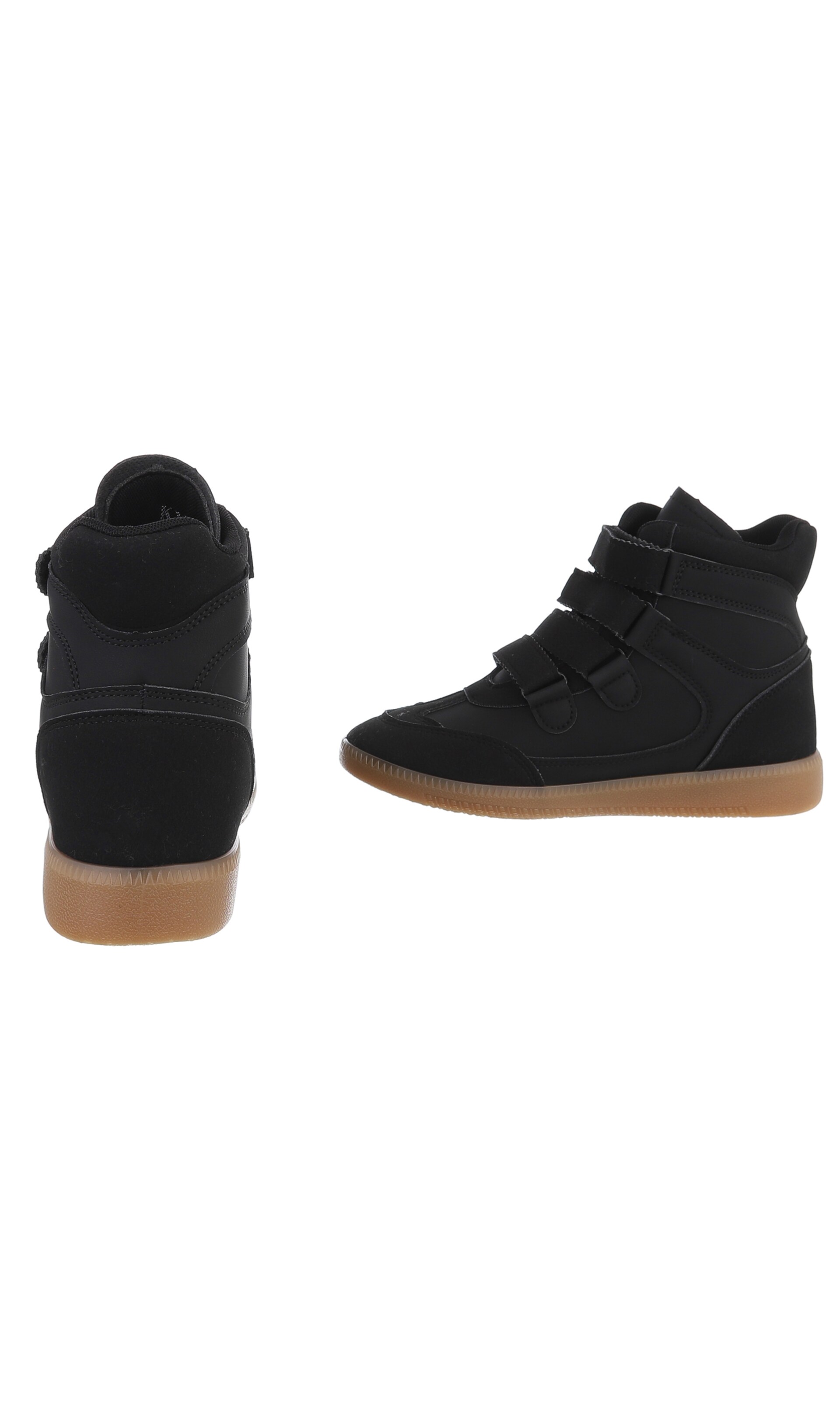 Ital-Design High-Top Sneakers in Black