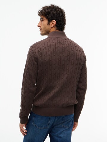 TOMMY HILFIGER Sweater 'CLASSIC' in Brown: back