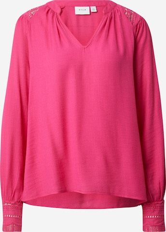 VILA Blouse 'TLASTA' in Roze: voorkant