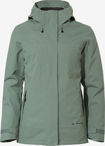 VAUDE Outdoorjas 'W Neyland 3in1 J' in Groen: voorkant