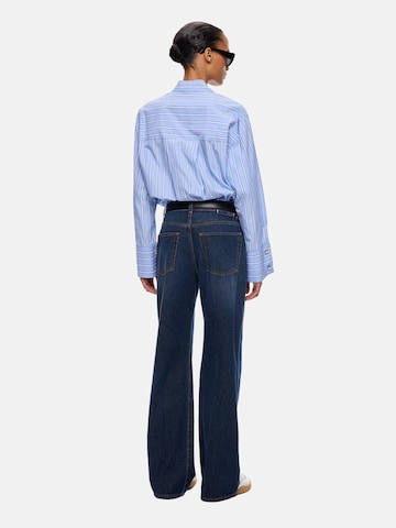 PINKO Wide leg Jeans 'PINKO WANDA WIDE LEG BLUE DENIM MEDIUM WASH PANTALONE' in Blue