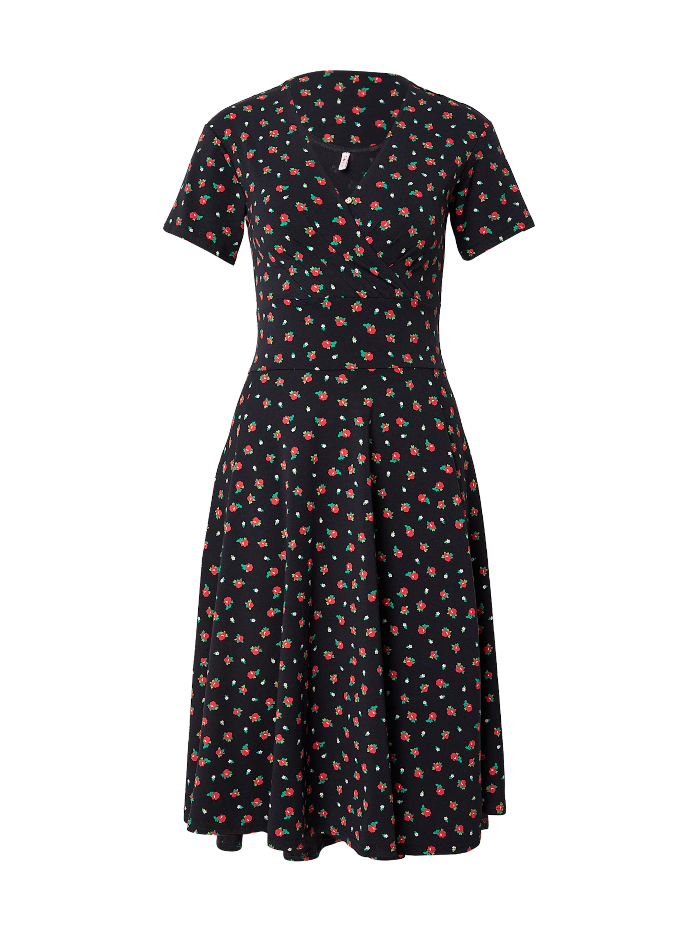 Blutsgeschwister Klänning 'Shalala Tralala Spring' i svart: framsida