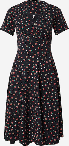 Blutsgeschwister Klänning 'Shalala Tralala Spring' i svart: framsida