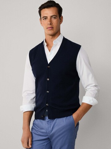 Hackett London Gebreid vest in Blauw
