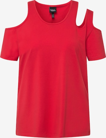 Ulla Popken Shirt in Rood: voorkant