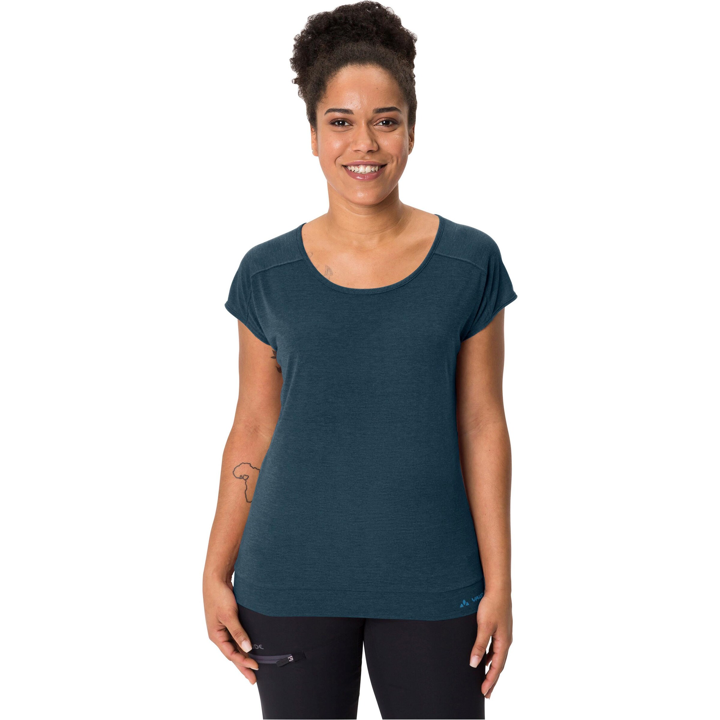 VAUDE Funktionsshirt 'Skomer III' in Blau: Vorderseite