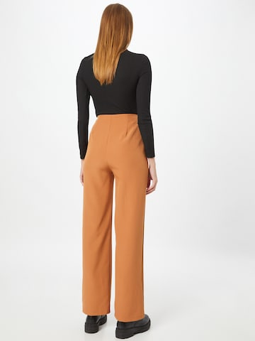 Missguided Loose fit Pleated Pants in Brown