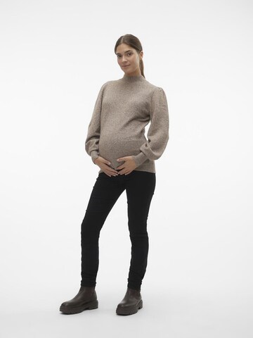 MAMALICIOUS Slimfit Leggings 'PINE' i sort