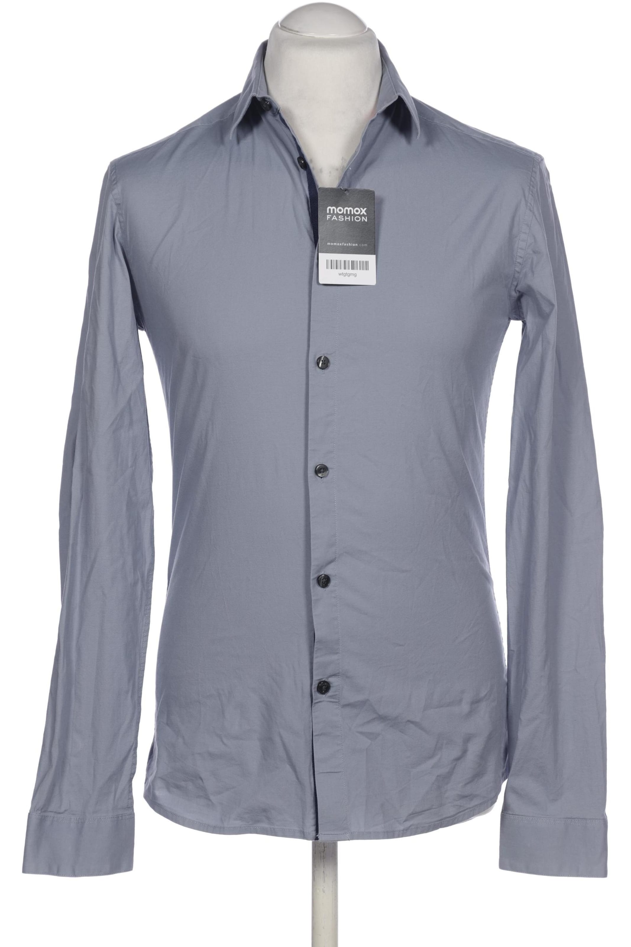Jules Button Up Shirt in M in Blue: front