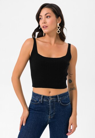Felix Hardy Knitted top in Black