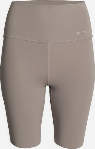 Skinny Pantalon de sport 'Sense' Aim'n en gris : devant