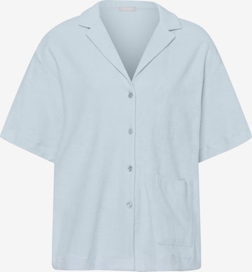 Hanro Shirt 'Sleep & Lounge' in Blauw: voorkant