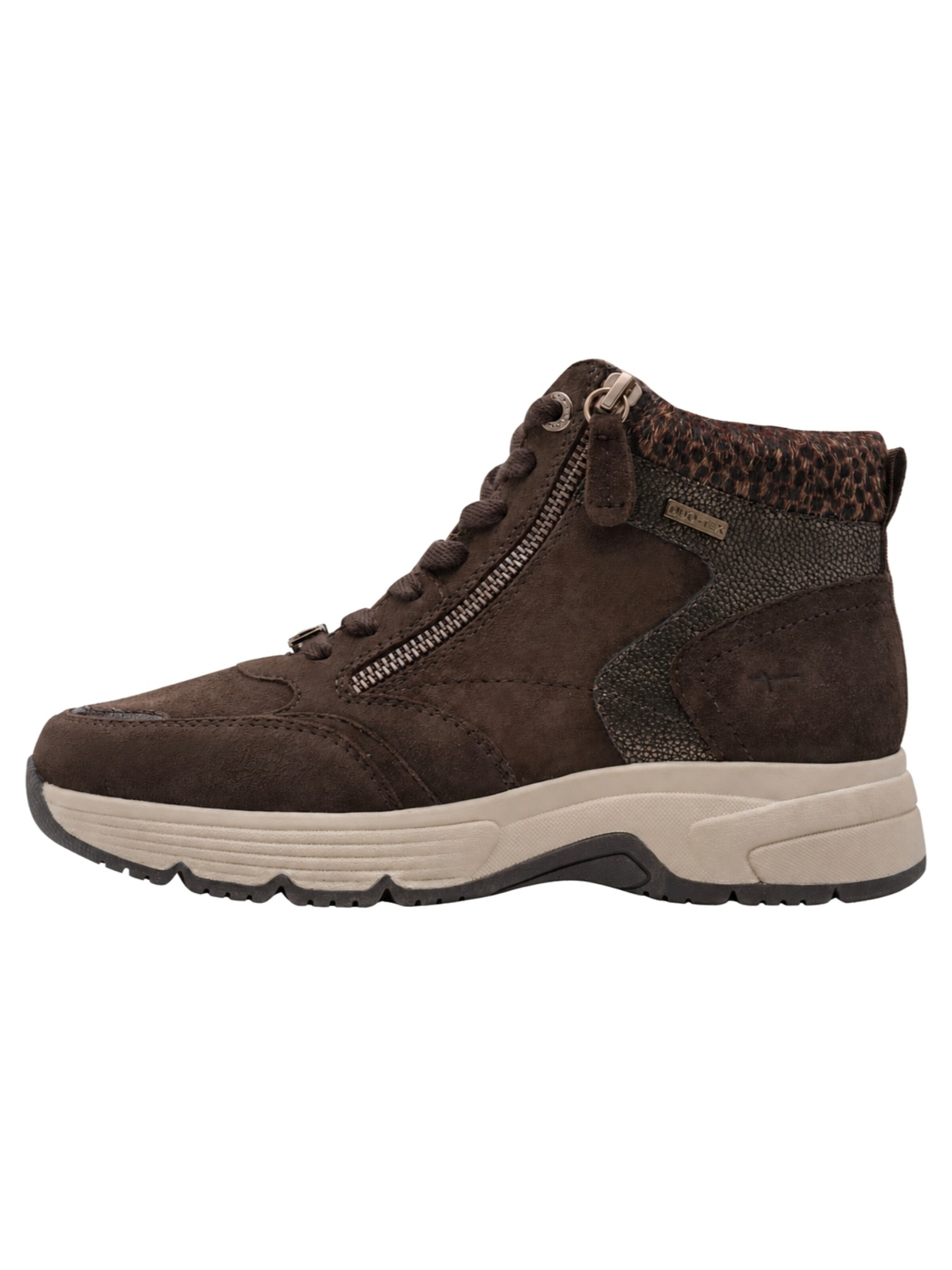 Baskets hautes Tamaris en marron