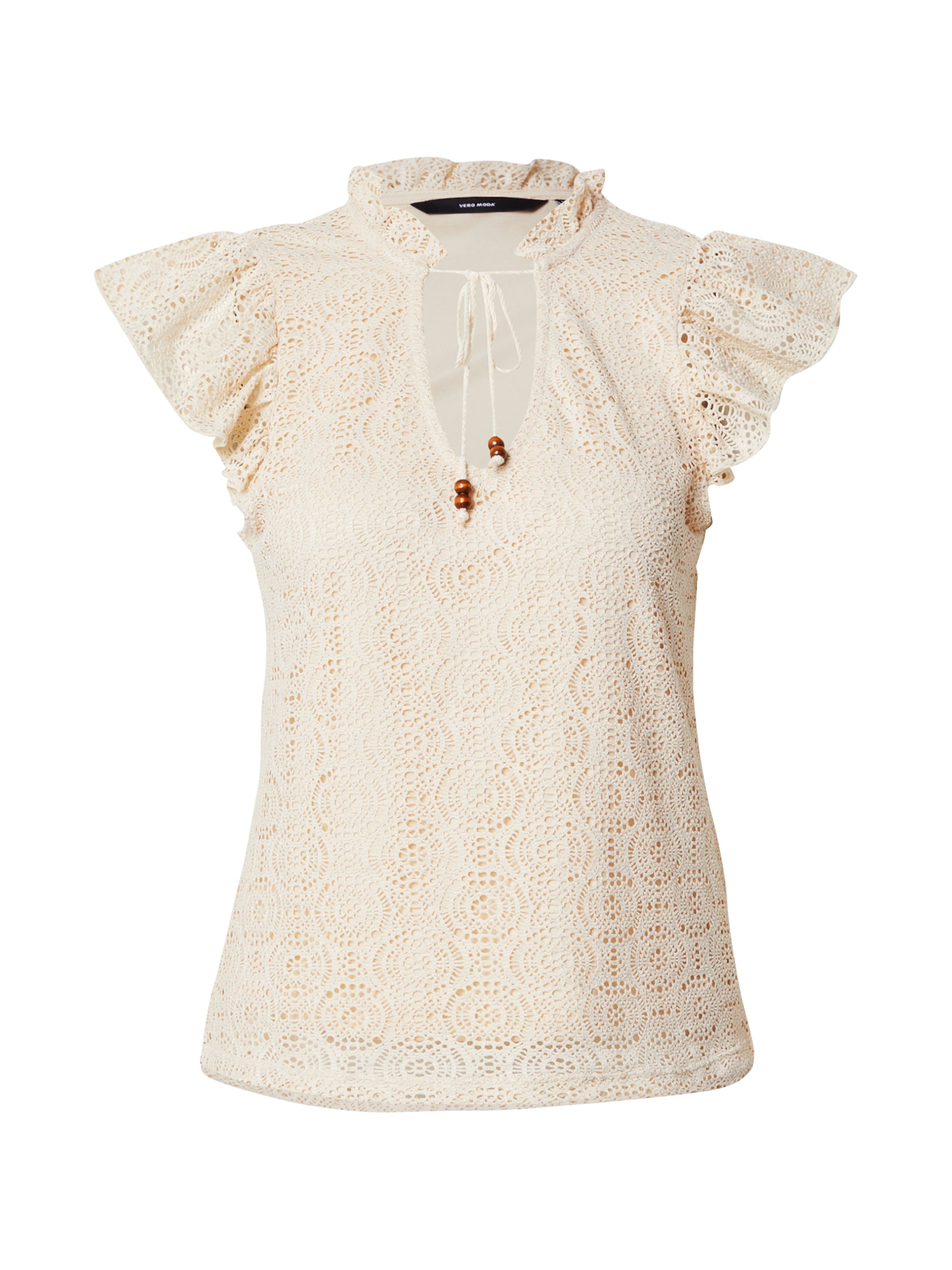 VERO MODA Блуза 'VMMaya' в бежово: отпред