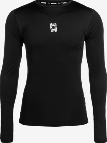 PUMA Performance Shirt 'Hoops Team' in Black: front