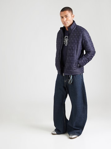 GUESS Демисезонная куртка в Синий