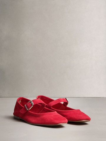Ballerines à lanières 'N. Premium' Next en rouge