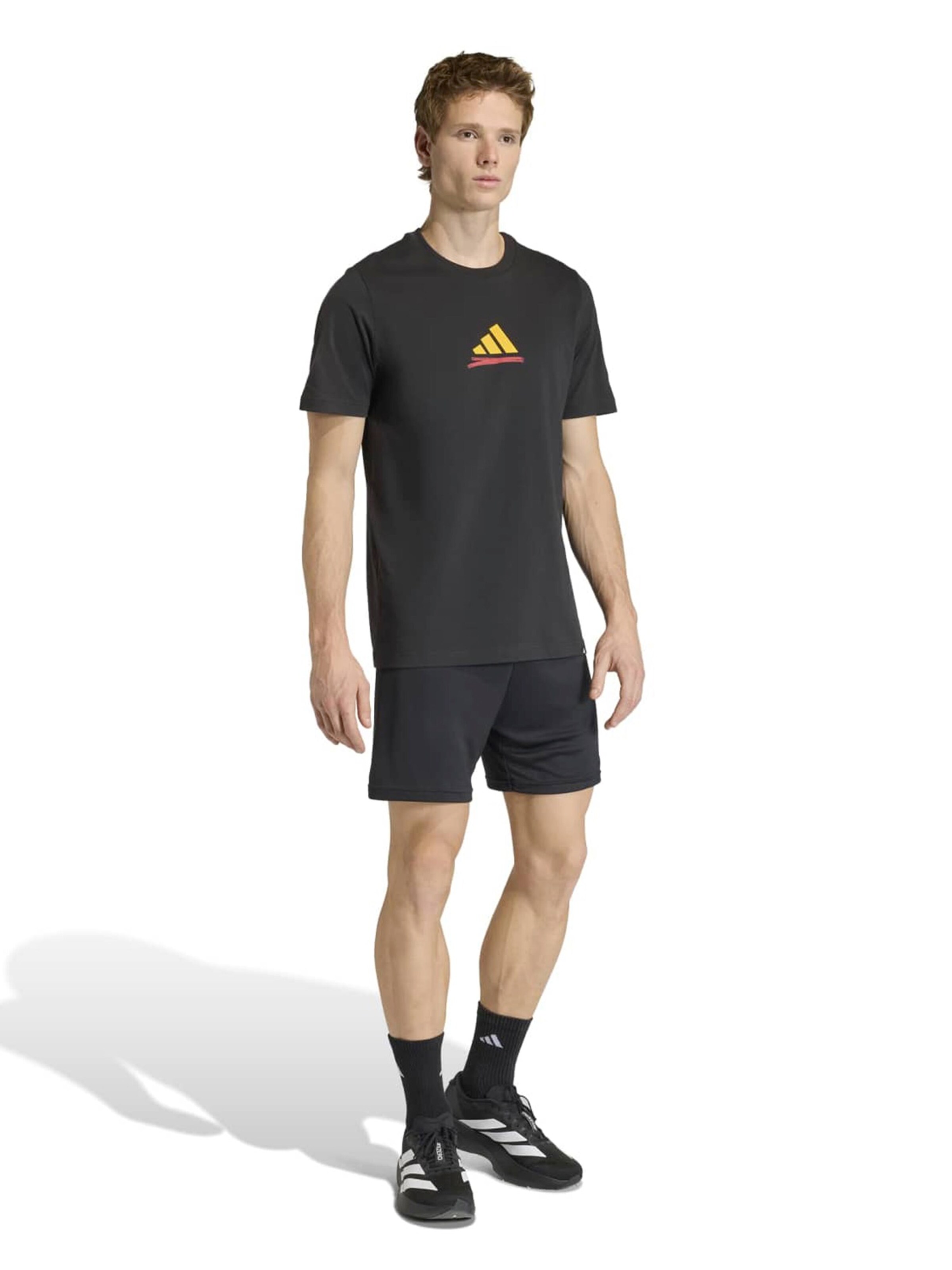 T-shirt fonctionnel 'GER TLSTR' ADIDAS PERFORMANCE en noir