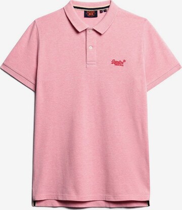 Maglietta 'Classic' di Superdry in rosa: frontale