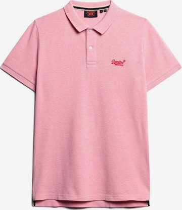 Superdry Poloshirt 'Classic' in Pink: Vorderseite
