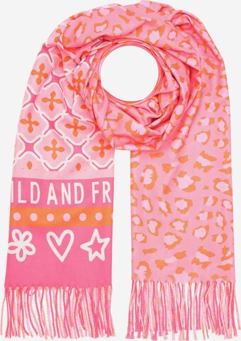 Zwillingsherz Scarf 'Cairo' in Pink: front