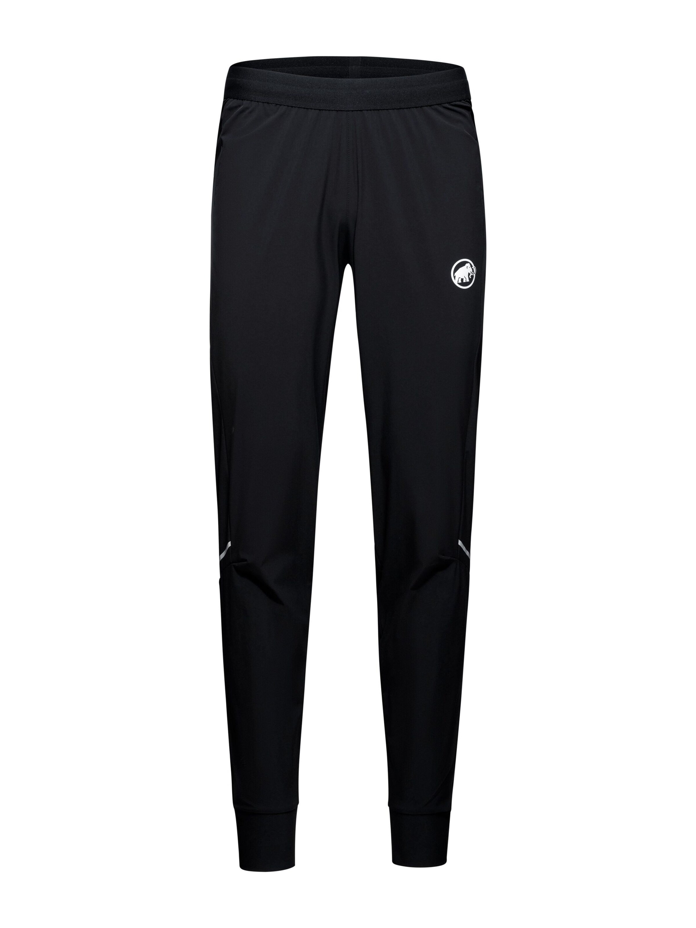 MAMMUT Tapered Workout Pants 'Aenergy' in Black: front