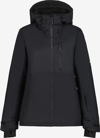 juoda ICEPEAK Sportinė striukė 'Cathay': priekis