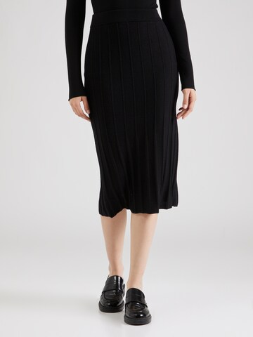 Jupe 'Gonna in maglia' Max Mara Leisure en noir : devant