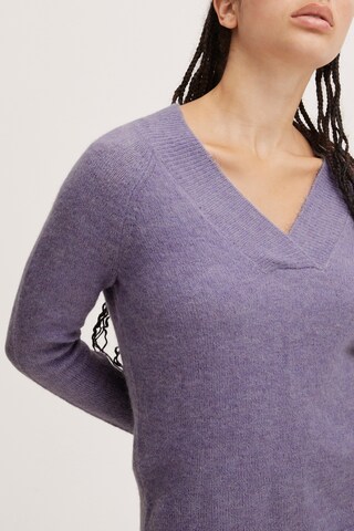 ICHI Strickpullover "IHKAMARA" in Lila