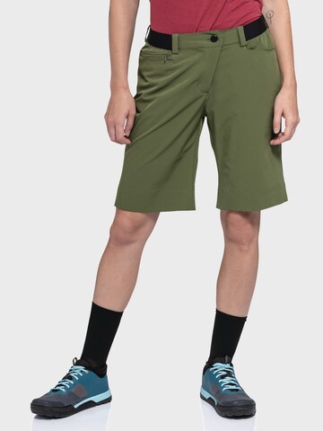 Regular Pantalon outdoor ' Bike Shorts Style Keitele WMS ' Schöffel en vert : devant