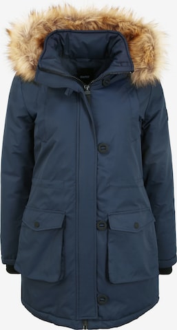 Oxmo Winterparka 'Acta' in Blauw: voorkant