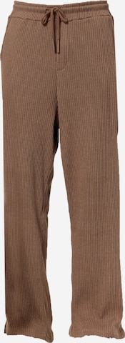 VAMOS CLO Lużny krój Spodnie w kolorze brązowy: przód