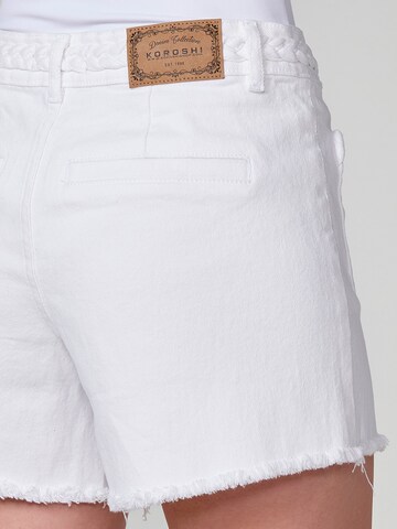KOROSHI Regular Jeans in Wit