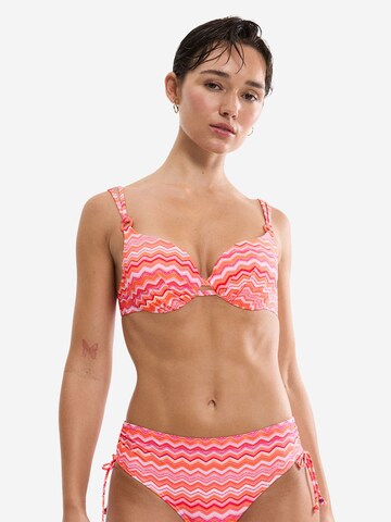 TRIUMPH Klassiek Bikinitop ' Red Label Mix & Match Summer ' in Oranje: voorkant