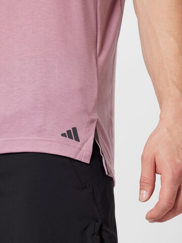ADIDAS PERFORMANCE Λειτουργικό μπλουζάκι σε ροζ