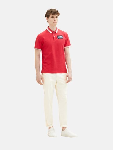 TOM TAILOR Poloshirt in Rot