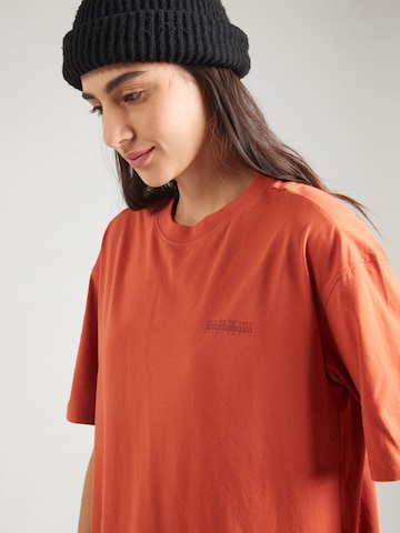 NAPAPIJRI T-shirt 'S-BISE' i röd