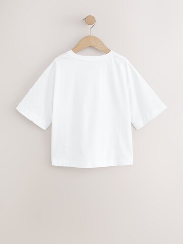 T-Shirt Next en blanc