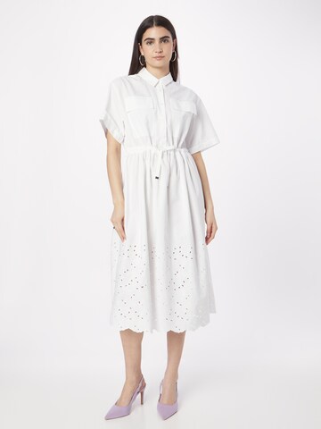UNITED COLORS OF BENETTON Dress in White: front