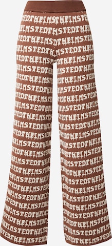 Helmstedt - Pierna ancha Pantalón en marrón: frente