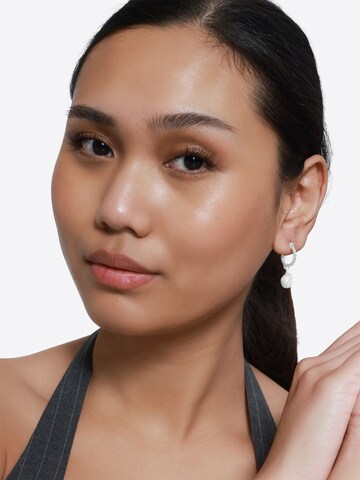 Boucles d'oreilles 'Priamo' Heideman en argent : devant
