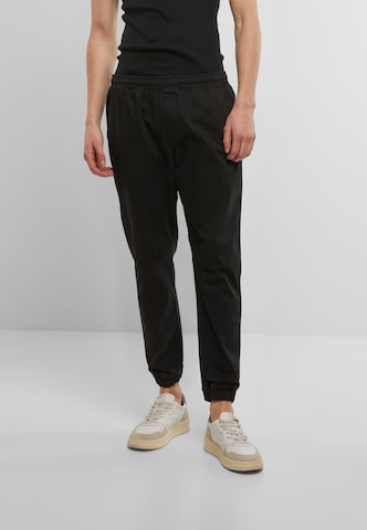 883Police Tapered Trousers 'Weybridge' in Black: front