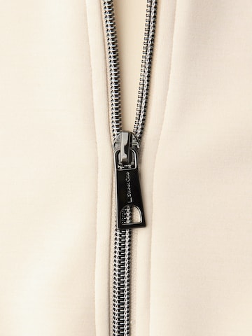 STREET ONE Zip-Up Hoodie in Beige