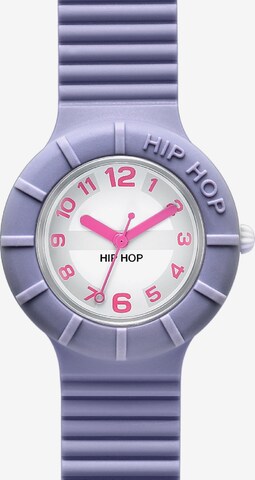 Hip Hop Uhr in Lila: Vorderseite