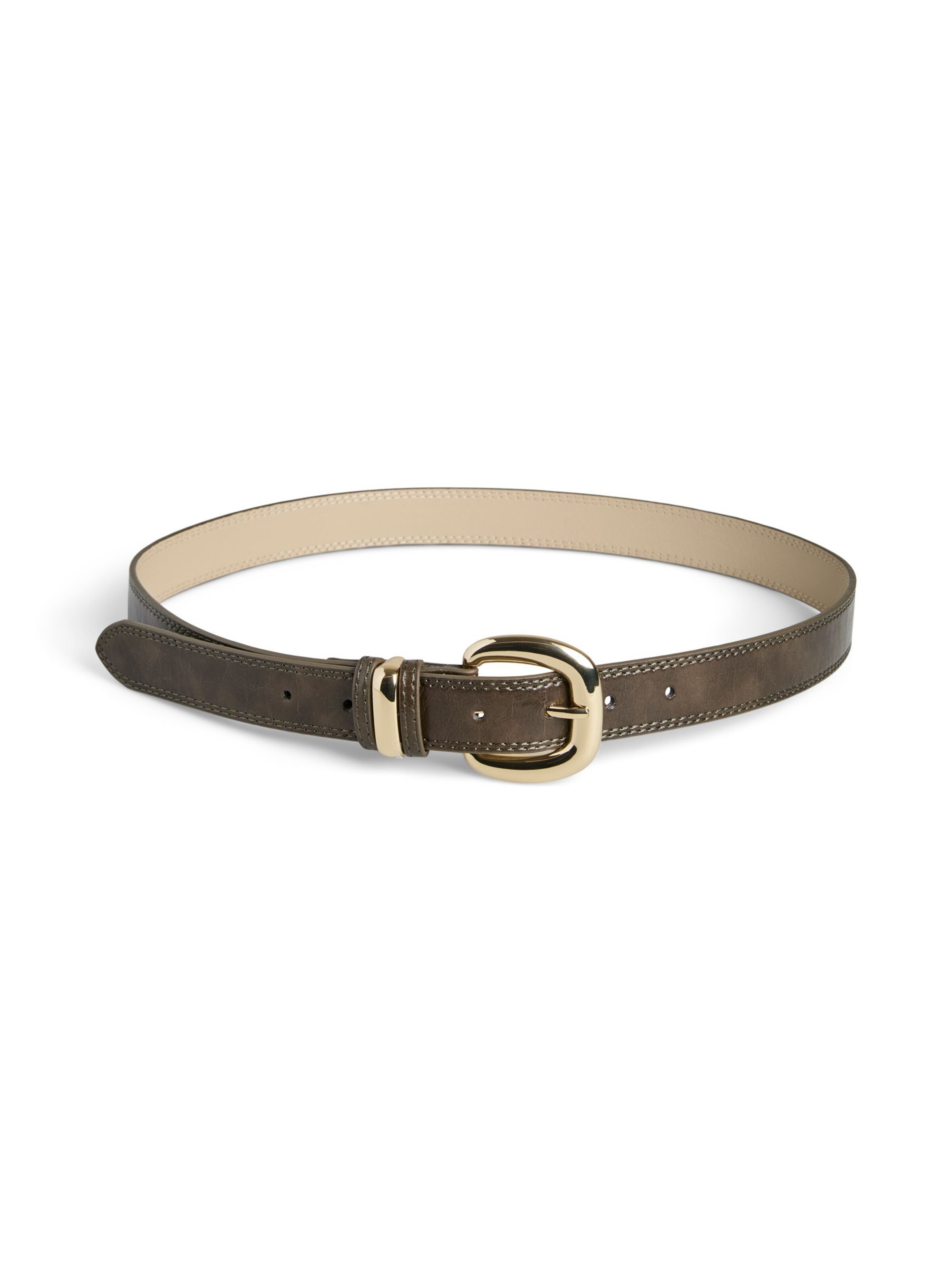 PIECES Riem in Bruin: voorkant
