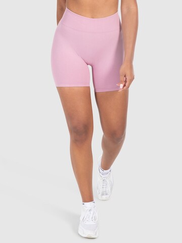 Smilodox Skinny Leggings 'Cetrina' in Roze: voorkant